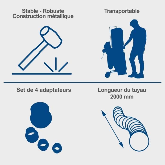 75L Workshop aspirapolvere - DC500 - Scheppach