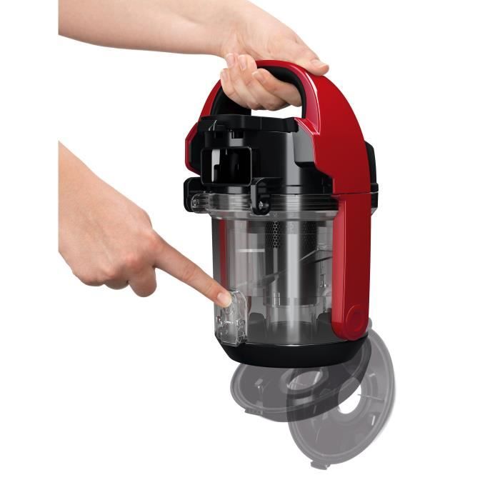 BOSCH BGC05AAA2 Aspirapolvere senza sacco - 78dB - Capacità cestino 1,5L - Filtro HEPA 12 lavabile
