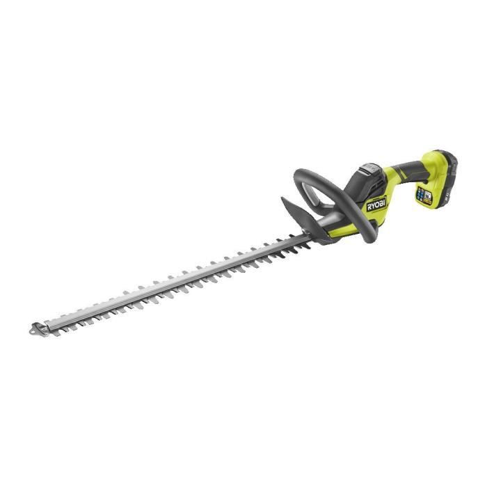 Tagliasiepi a batteria RYOBI ONE+ 18V LINEA - Design in linea - Lame da 55 cm - Interasse 24 mm - 1 batteria 18V 4,0 Ah e 1 caricabatterie