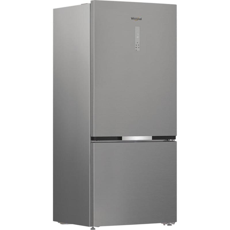 Frigorifero a libera installazione combinato Whirlpool 615 LT TOT.NOFROST 83CM INOX WHK2 6614 X6E