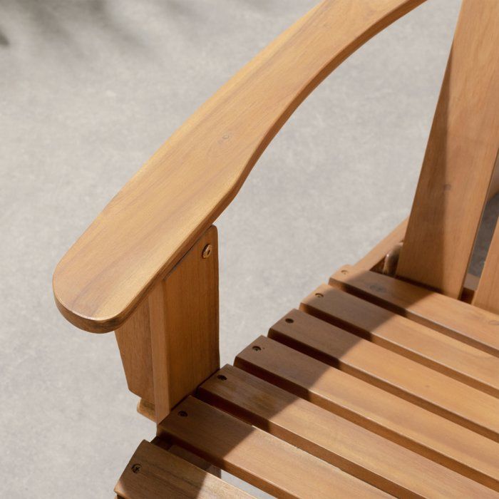 Sedia da giardino reclinabile in acacia FSC - 72,5 x 89,5 x H.94 cm