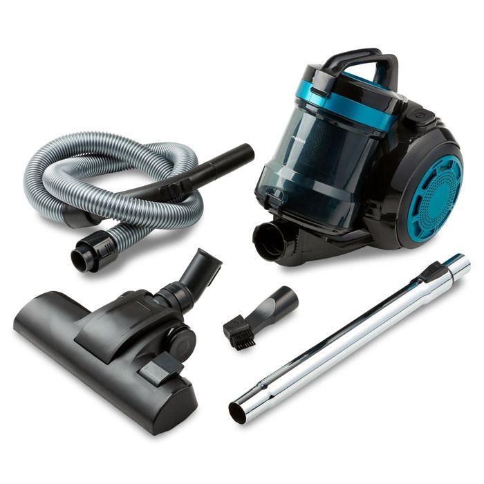 MEDION MD 19407 Aspirapolvere ciclonico senza sacco - Potenza 800W - Capacità contenitore raccogli polvere 2 L - Filtro HEPA - Accessori integrati