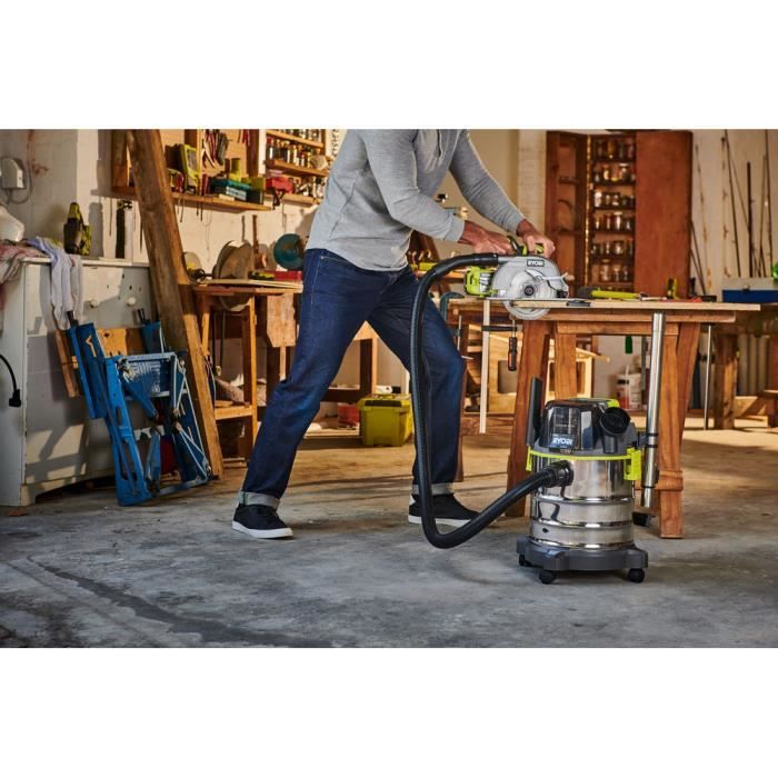 RYOBI 18V ONE + Vuoto secco e umido R18WDV-0