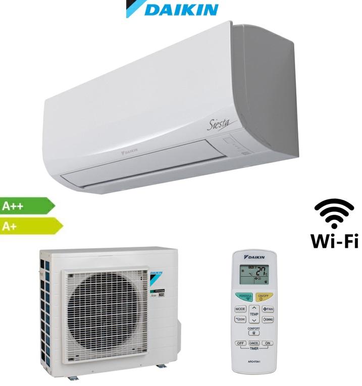 DAIKIN CONDIZIONATORE 18000BTU WIFI SIESTA A++/A+ R32 ATXF50F/ARXF50F