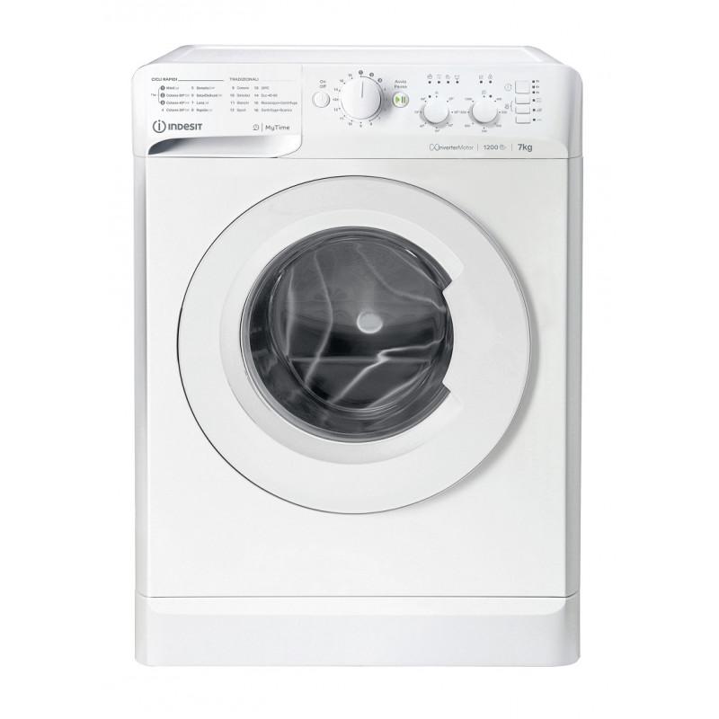 Lavatrice 7 kg Indesit INVERTER A 1200GIRI MTWC 71296 W IT