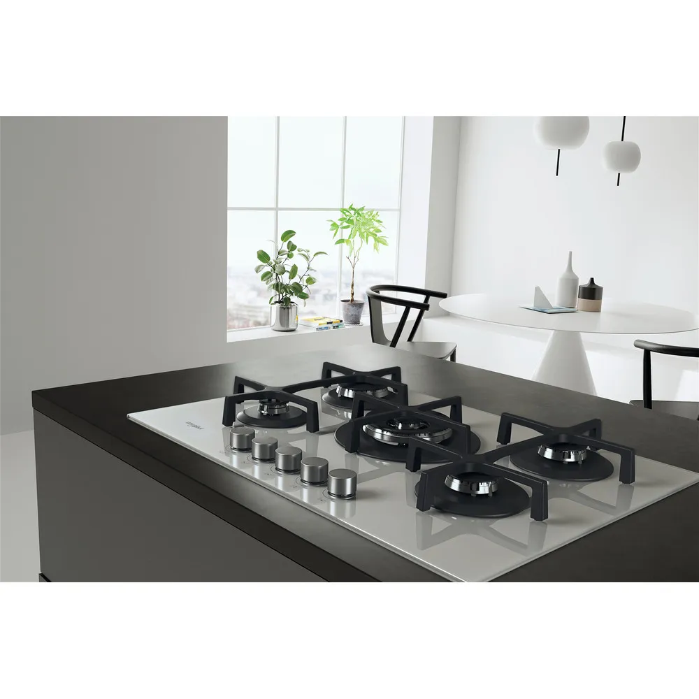 Piano cottura a gas Whirlpool 5 fuochi GOA 7523/WH