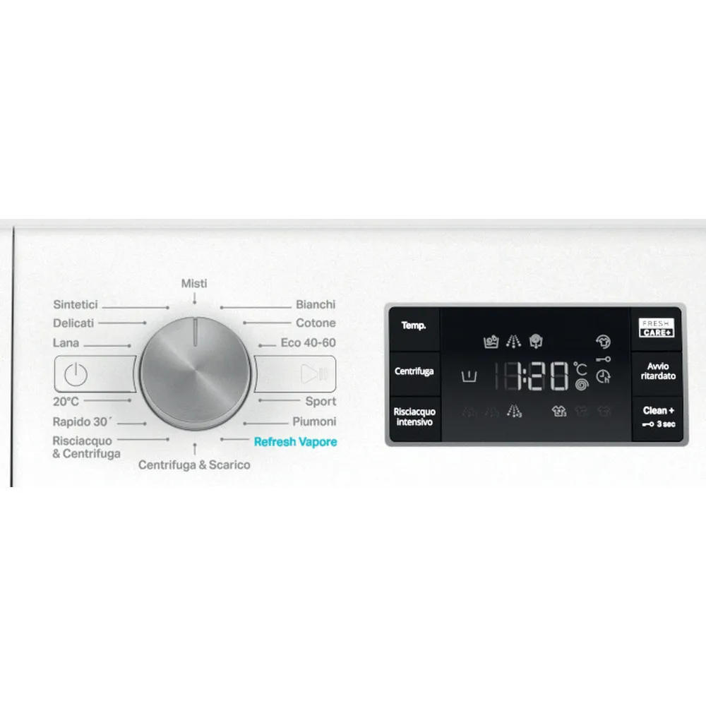 Lavatrice 11 kg Whirlpool  6° SENSO INVER/VAP A 1400GIRI FFB 1148 BSV IT