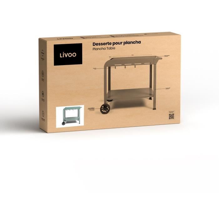 Carrello Plancha - LIVOO - GS168V - Verde / Nero