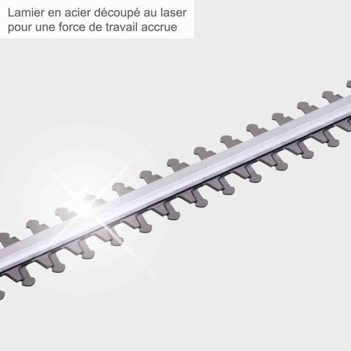 Tagliasiepi elettrico telescopico - Scheppach - ETHT500