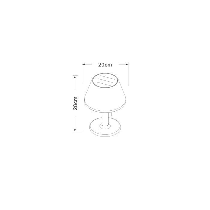 lampada da tavolo terra. lit G2