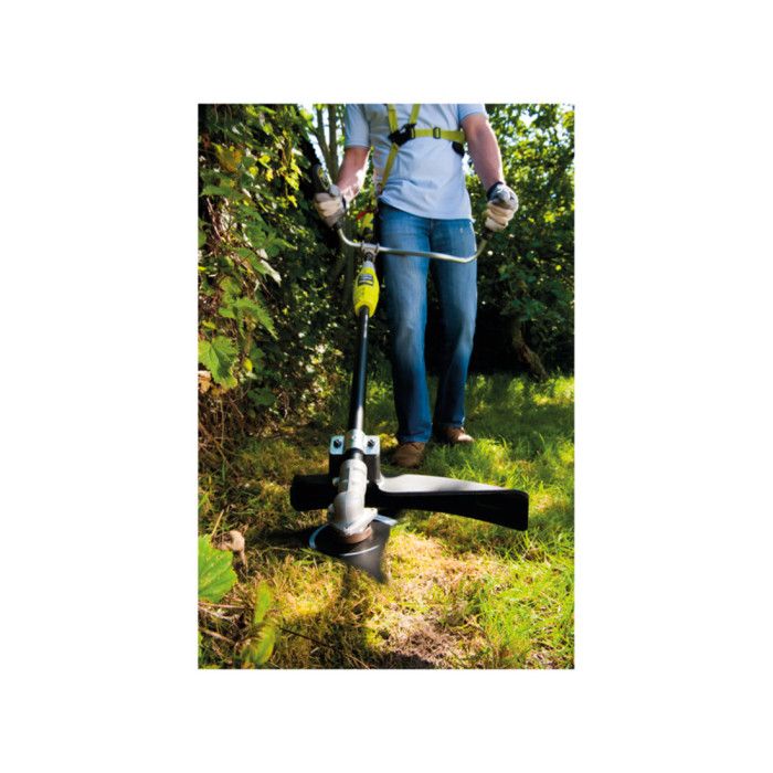 Decespugliatore - RYOBI - Manubrio - Filo Ø 1 x 1,65 mm - Lama 3 denti - 1 batteria al litio + 36 V 4,0 Ah + 1 caricabatterie 1,7 A