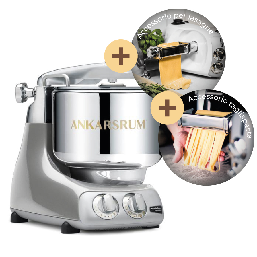 Impastatrice Ankarsrum Assistant original 6230 silver