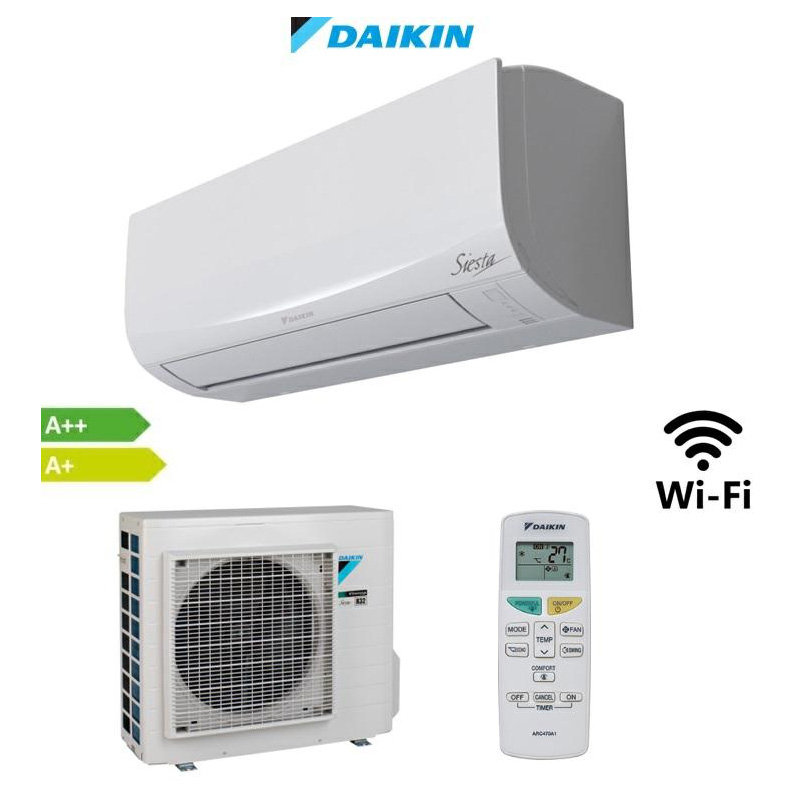 DAIKIN CONDIZIONATORE 18000BTU WIFI SIESTA A++/A+ R32 ATXF50F/ARXF50F