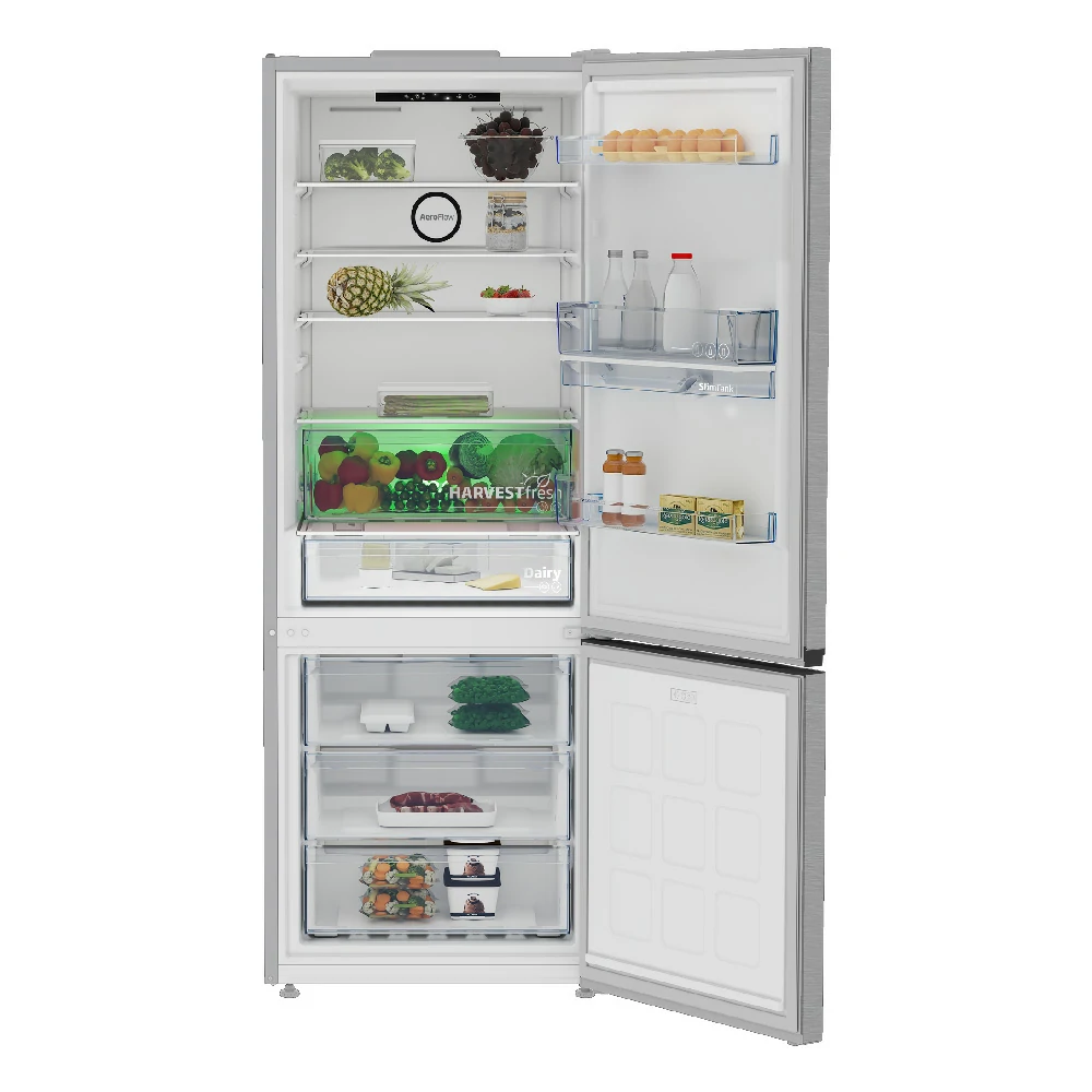 Frigorifero combinato Beko  561 LT E TOTAL NO FROST 70CM E INOX B3RCNE564HDXB