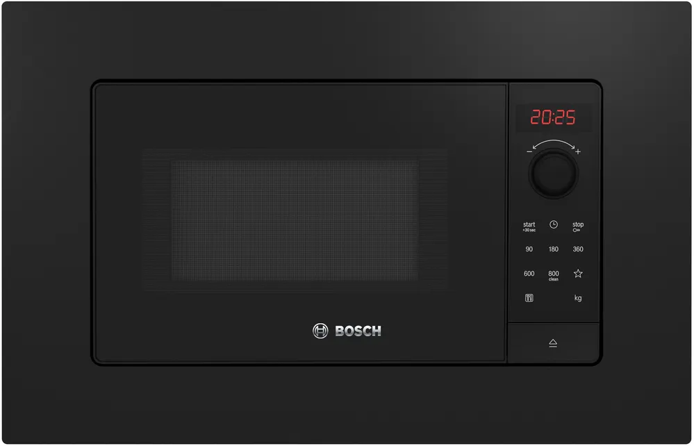 Forno microonde da incasso Bosch 20 LT 800W NERO BFL623MB4