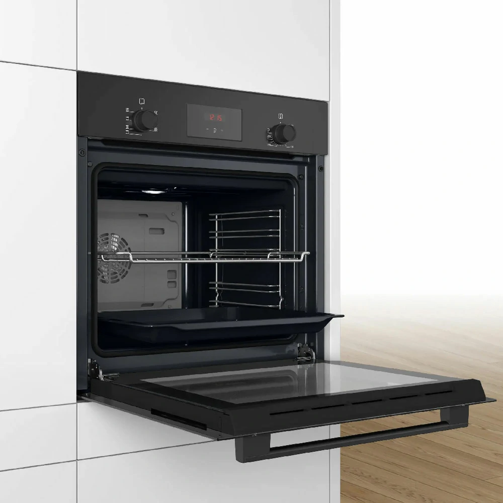Forno ad incasso Bosch STATICO VENTILATO 60CM NERO HBF133BA1
