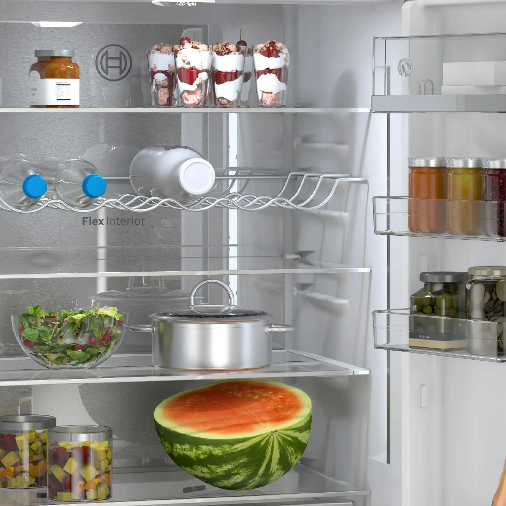 Frigorifero combinato Bosch 440 LT C TOTAL NO FROST WIFI 70CM ACCIAIO KGN49AICT