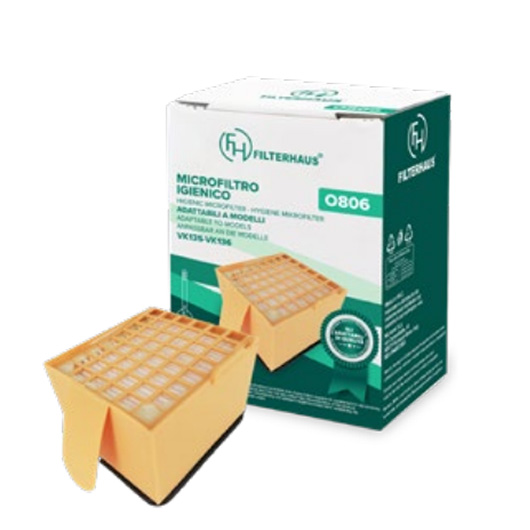Microfiltro ai carboni attivi per Folletto VK 135 - VK 136