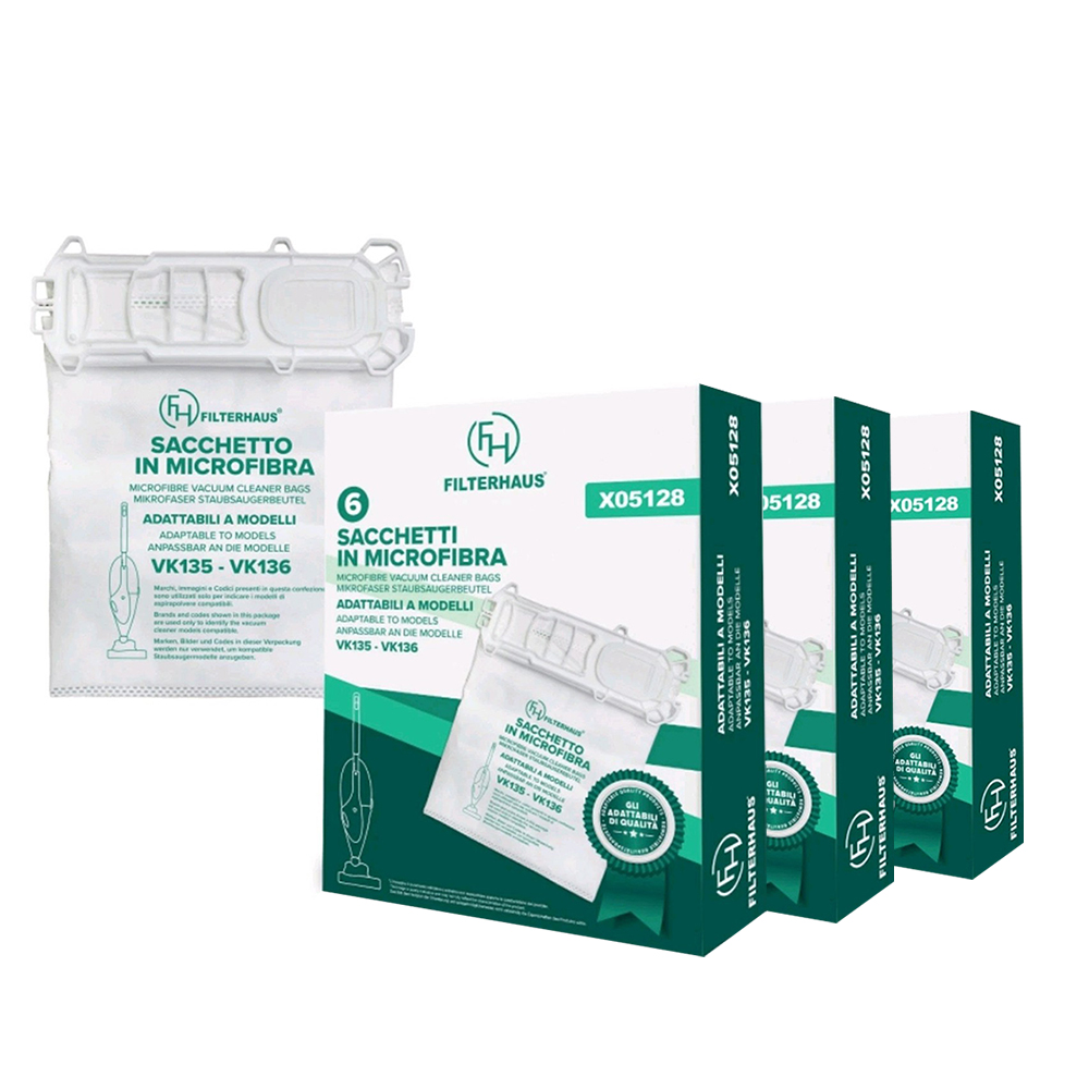 Sacchetti Folletto VK 135 Set 18 sacchetti
