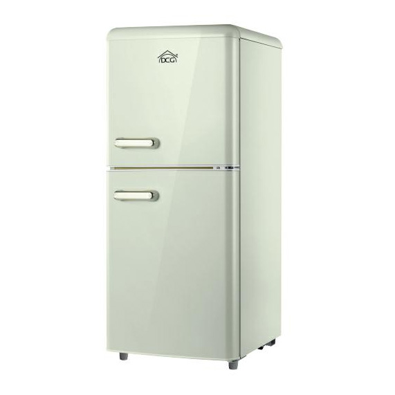 DCG FRIGO DOPPIA PORTA LINEA RETRO' 110LT E CREMA MF110CCDP