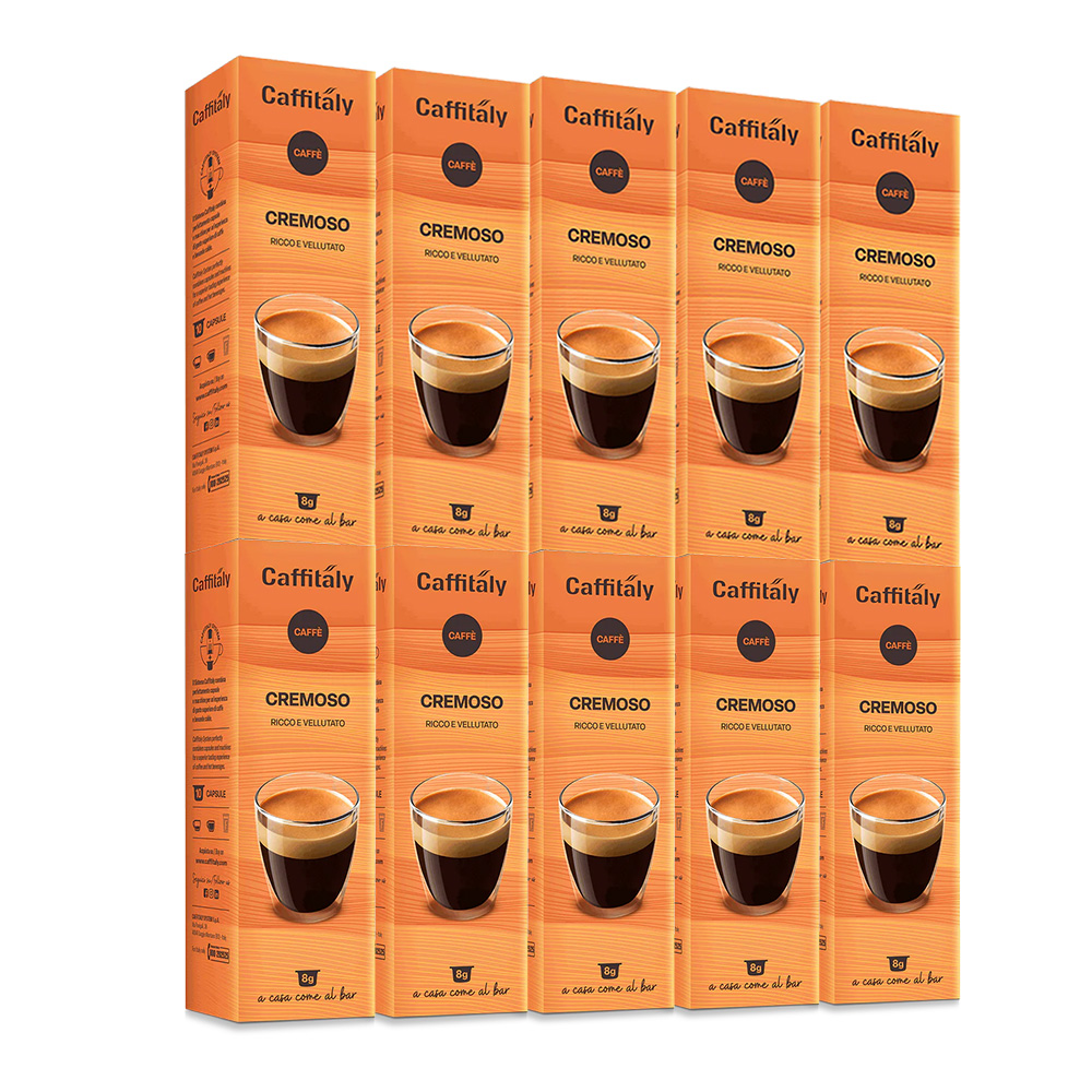 100 Capsule Caffitaly System E'Caffe' Cremoso