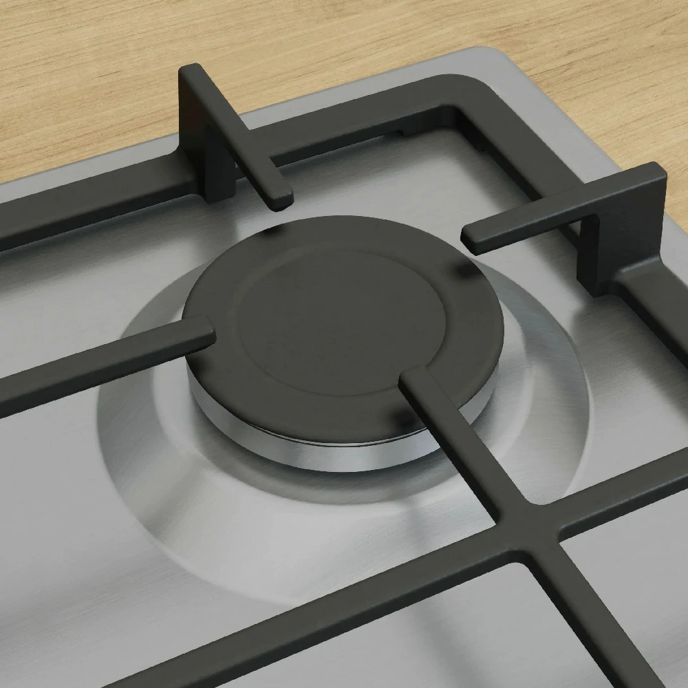 Piano cottura a gas Bosch 4 fuochi 60CM INOX PGP6B5K90