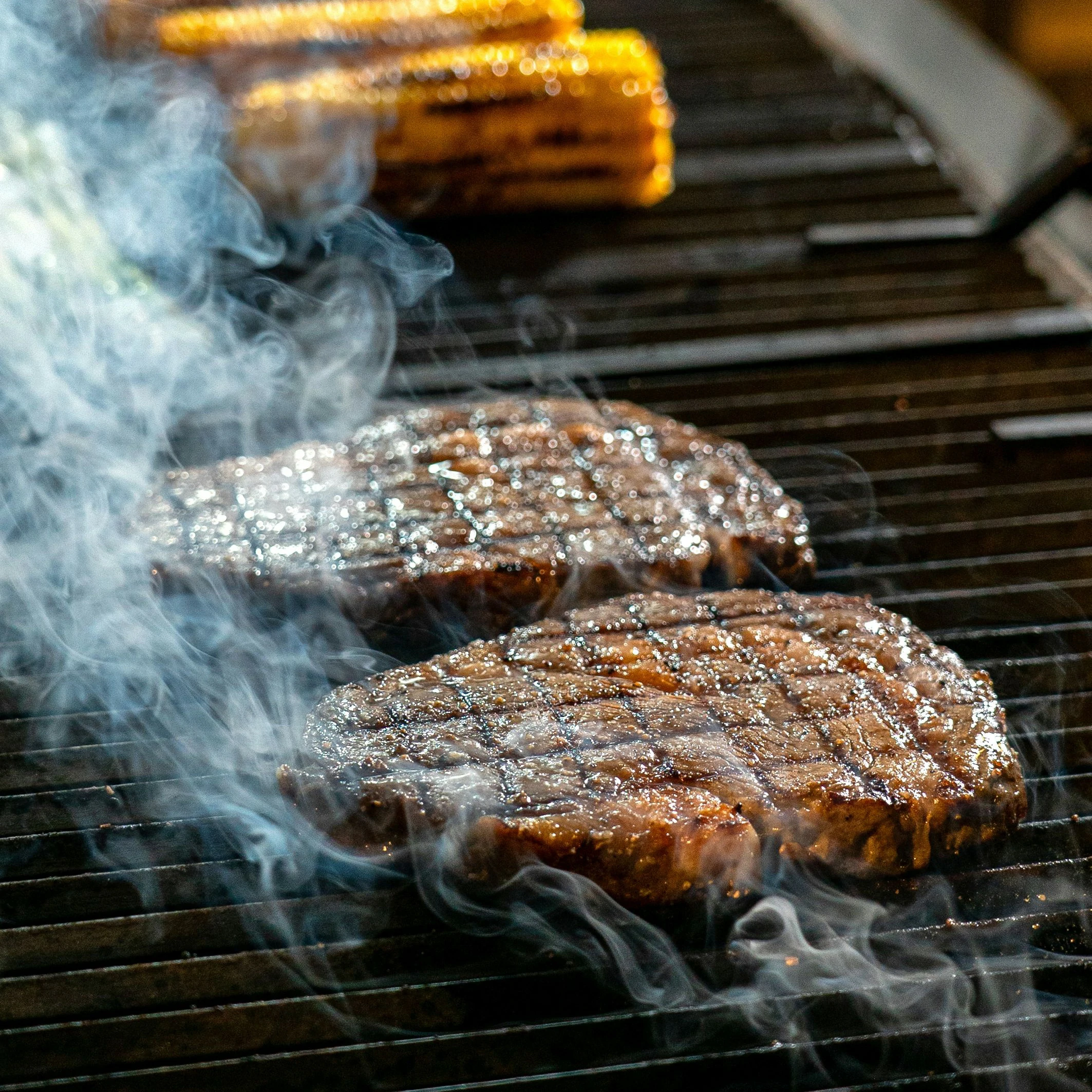 Barbecue a gas Fry Top 750 Basic da appoggio 4 bruciatori griglia tondino