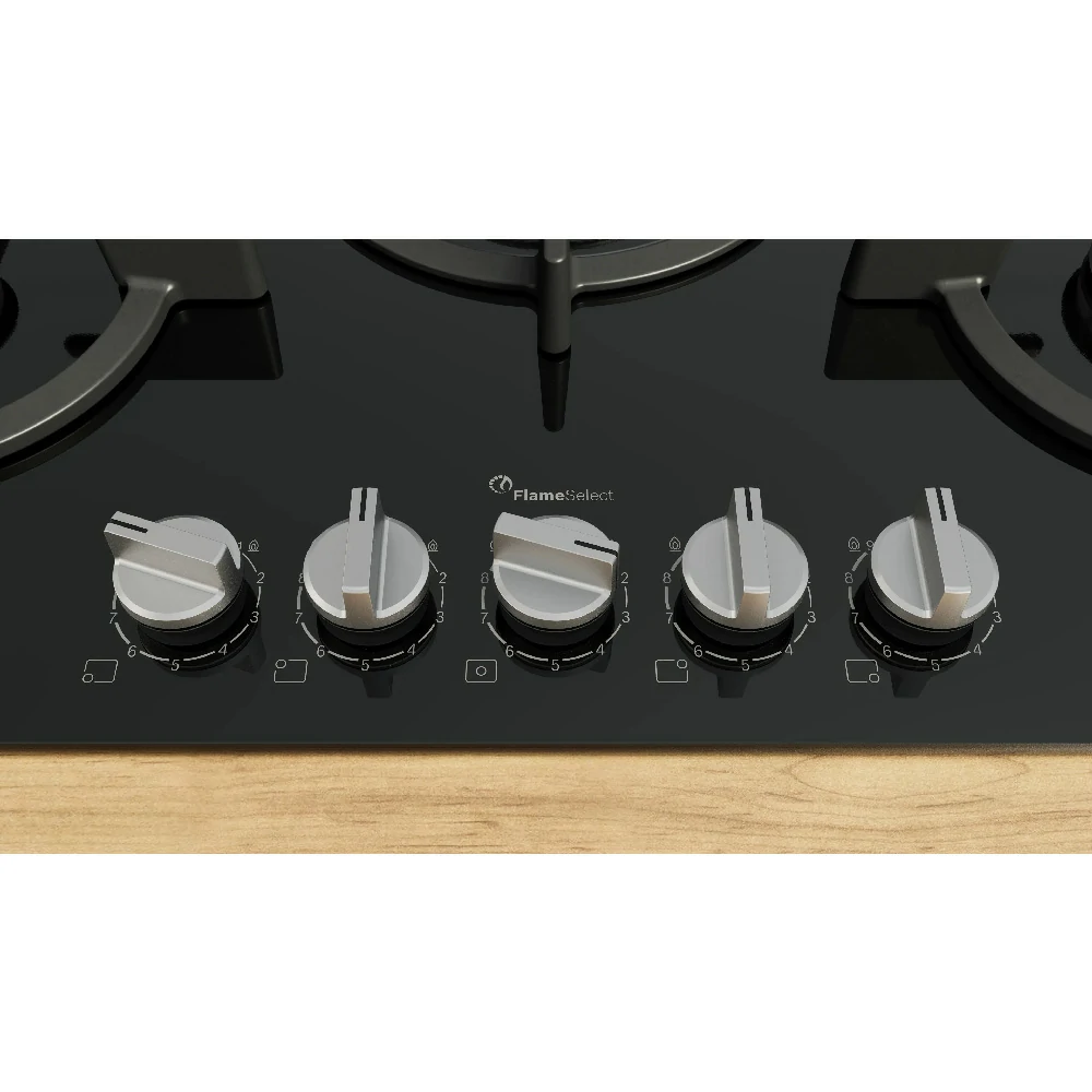 Piano cottura a gas Bosch  5 fuochi 75CM NERO PPQ7A6I15