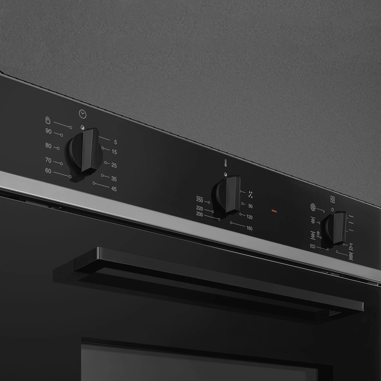 Forno ad incasso Smeg TERMOVENTILATO 3MAN. VAPORE 70LT 60CM NERO SF64M3TB