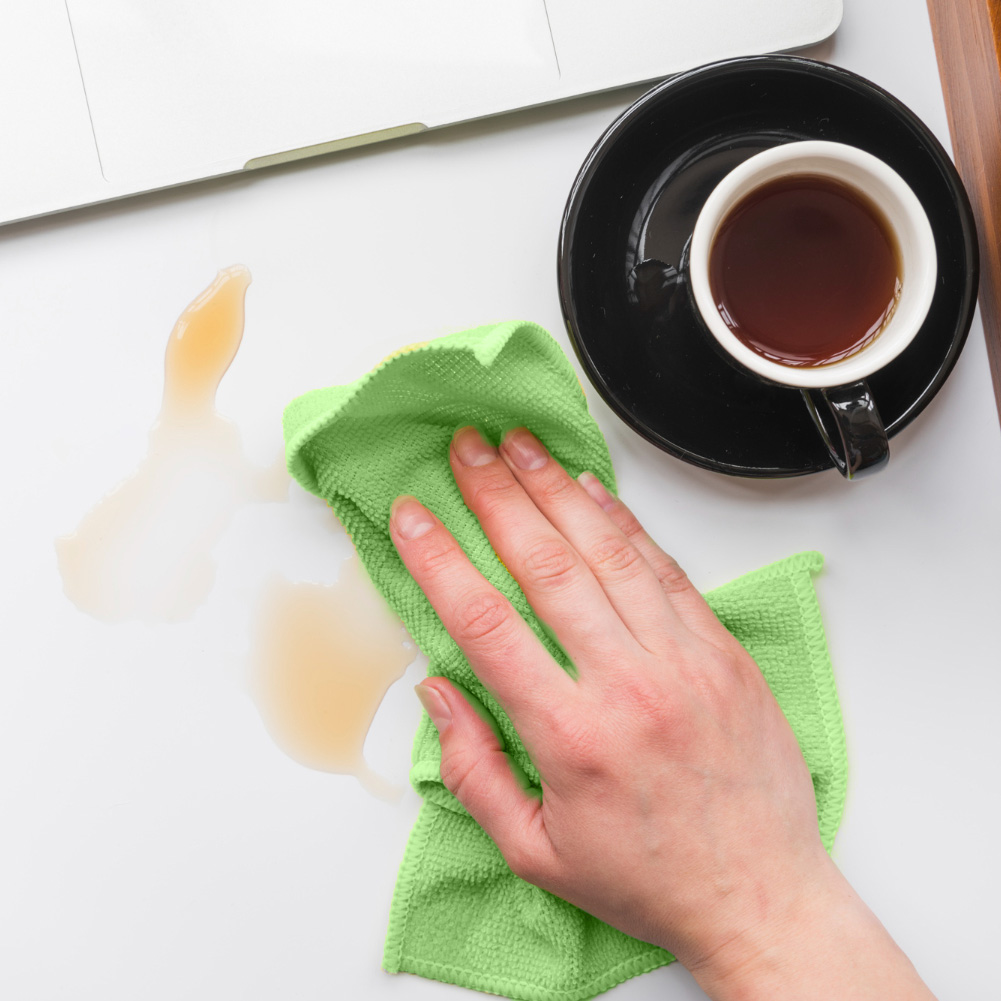 Panno multiuso con angolo abrasivo Angee verde