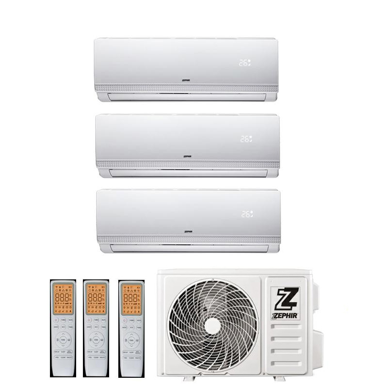 ZEPHIR CONDIZIONATORE TRIAL SPLIT 9+9+12000 BTU A++/A+ WIFI ZTRIOWIFI