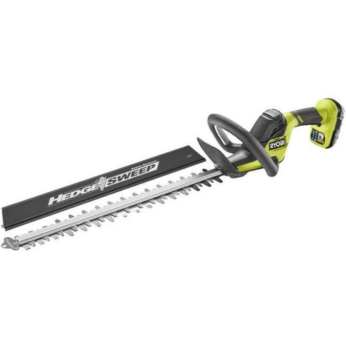 Tagliasiepi a batteria 18V ONE+ RYOBI LINEA RY18HT45A-120 - lama 45 cm - 1 batteria 18V 2,0 Ah e 1 caricabatteria