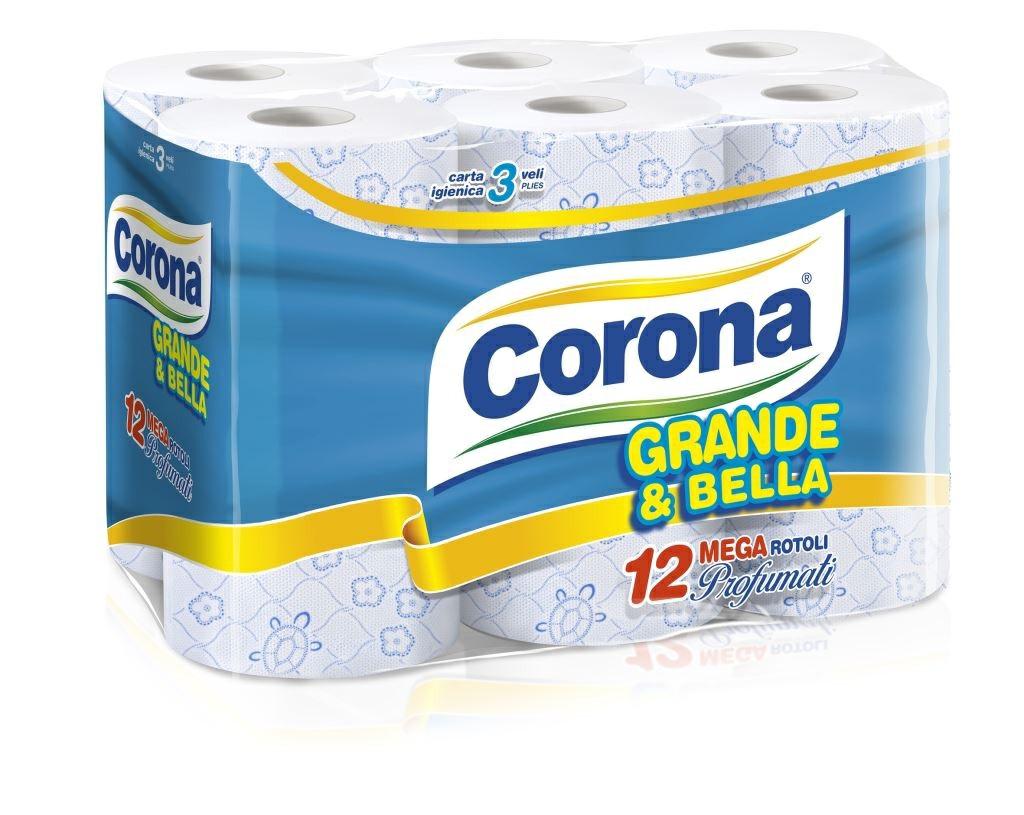 CORONA CARTA IGIENICA GRANDE E BELLA 12 ROTOLI