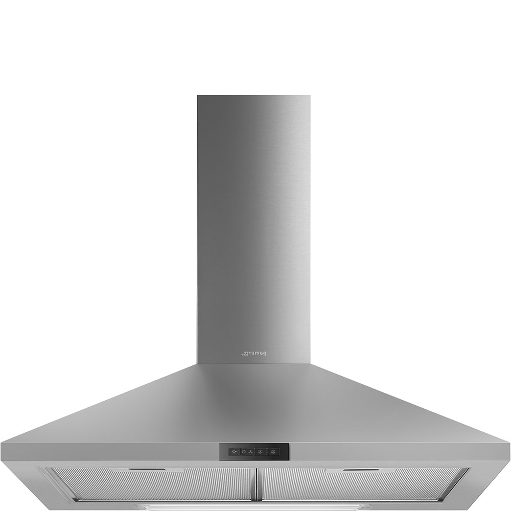 Cappa cucina aspirante Smeg a muro 60 CM 180W D INOX LUCE LED KDE600EX