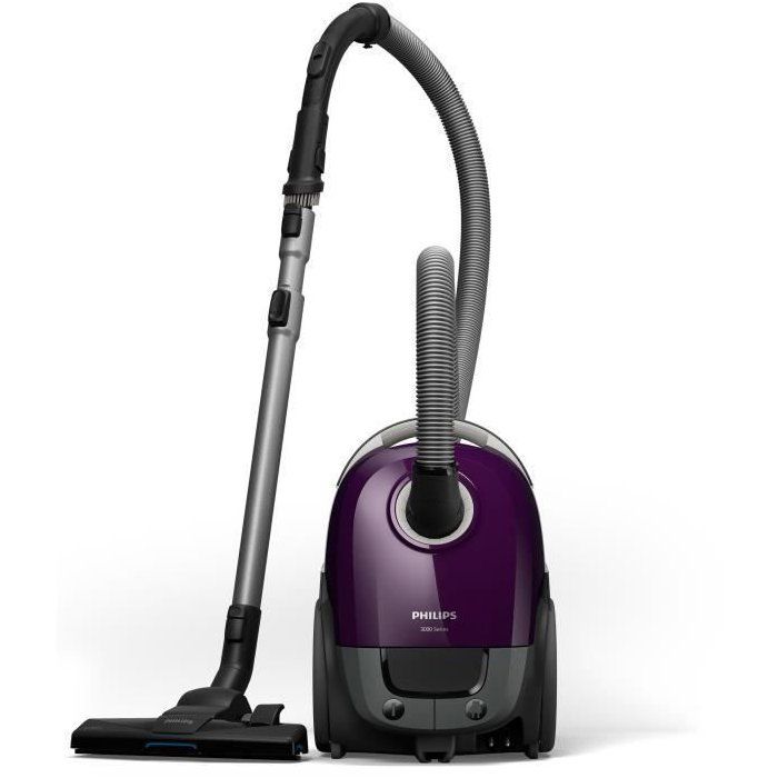 Aspirapolvere con sacco - PHILIPS - XD3100/06 - 900 W - 79 dB - Viola