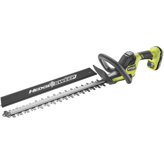 Tagliasiepi LINEA 18V - design in linea - lame da 50 cm - distanza 24 mm - 1 batteria litio+ 18V 2,0 Ah e 1 caricabatterie da 1,5 A