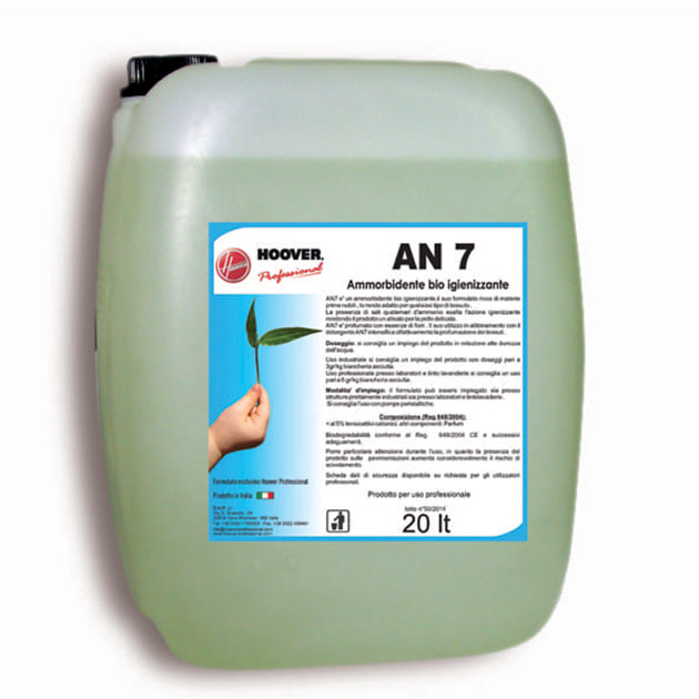 Ammorbidente bio igienizzante per lavatrici industriali AN7