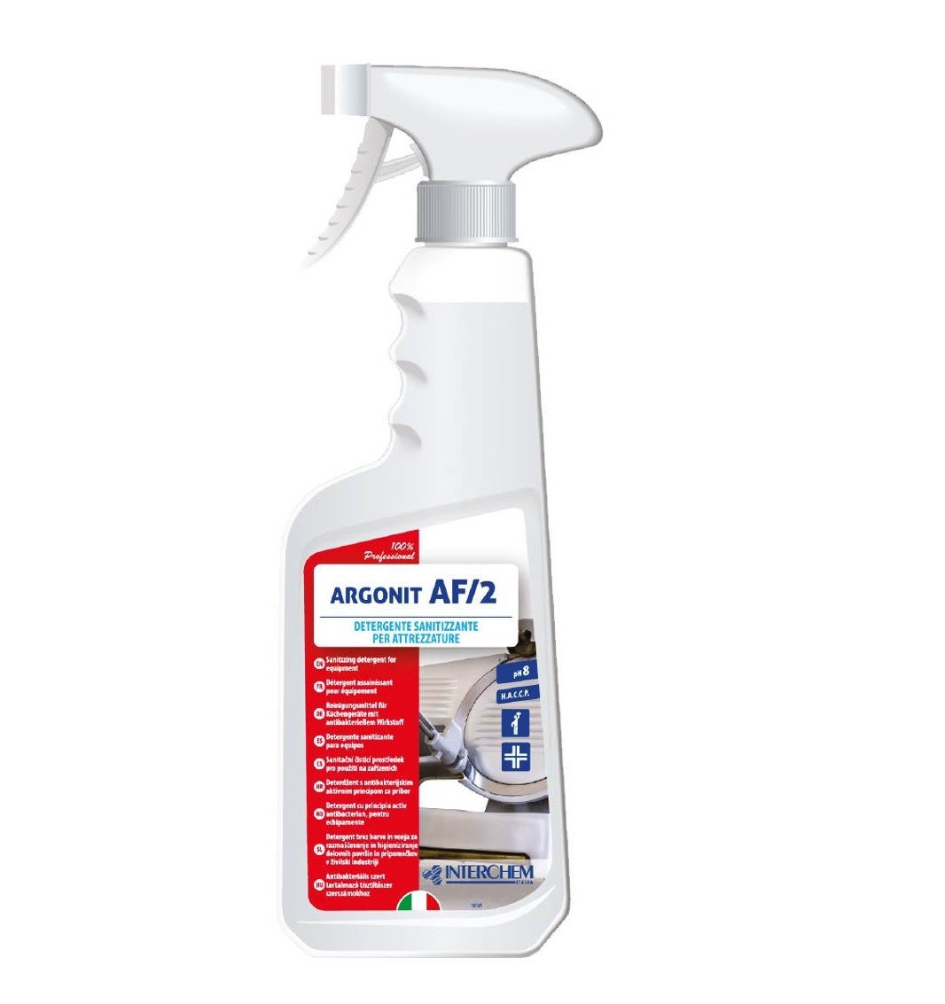 Spray detergente sanitizzante per settore alimentare Argonit AF/2  750 ml