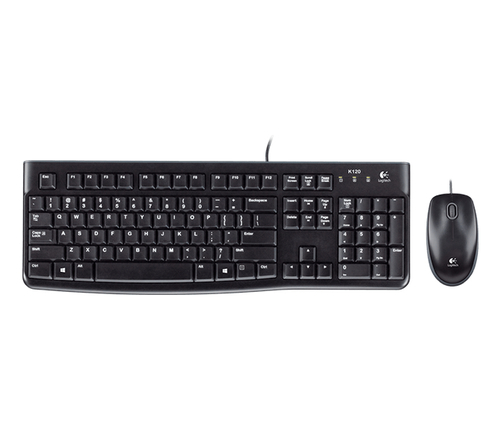 LOGITECH TASTIERA+MOUSE USB NERO MK120 920-002543