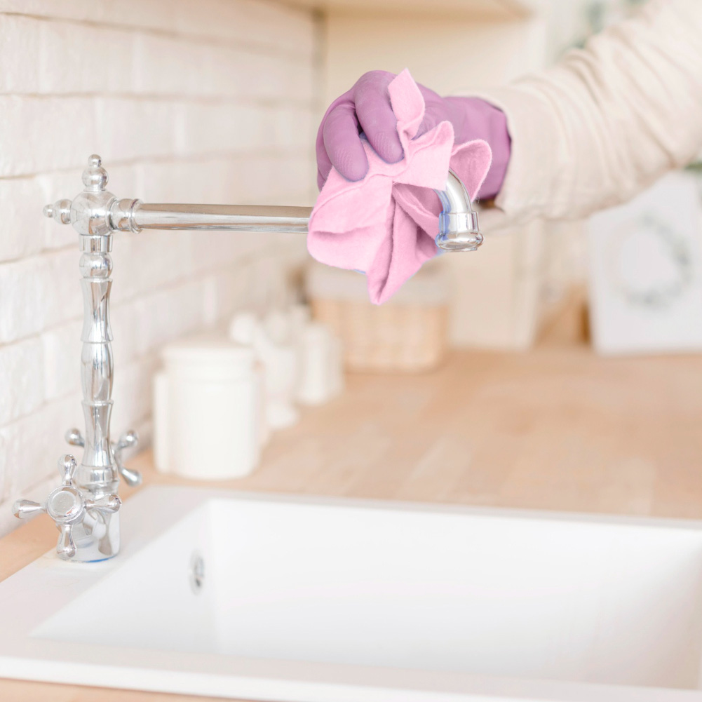 Panno multiuso sgrassante e anticalcare Scalet rosso