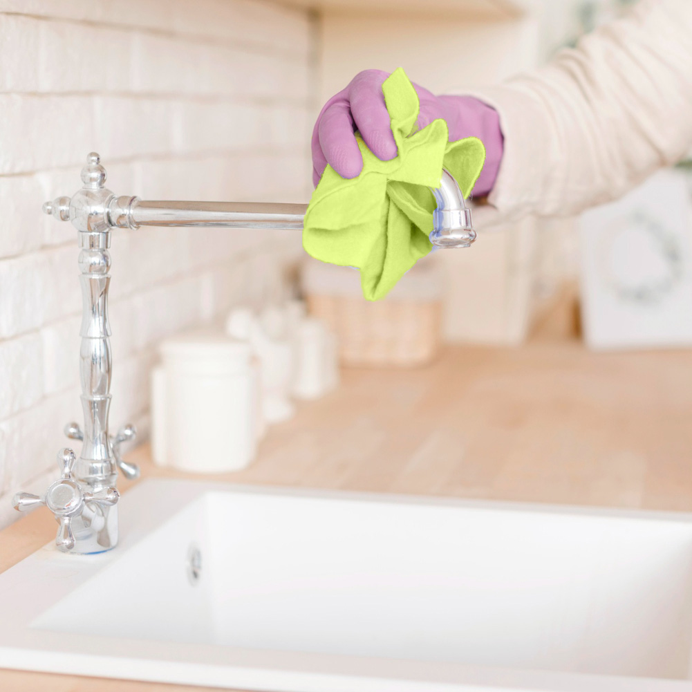 Panno multiuso sgrassante e anticalcare Scalet verde