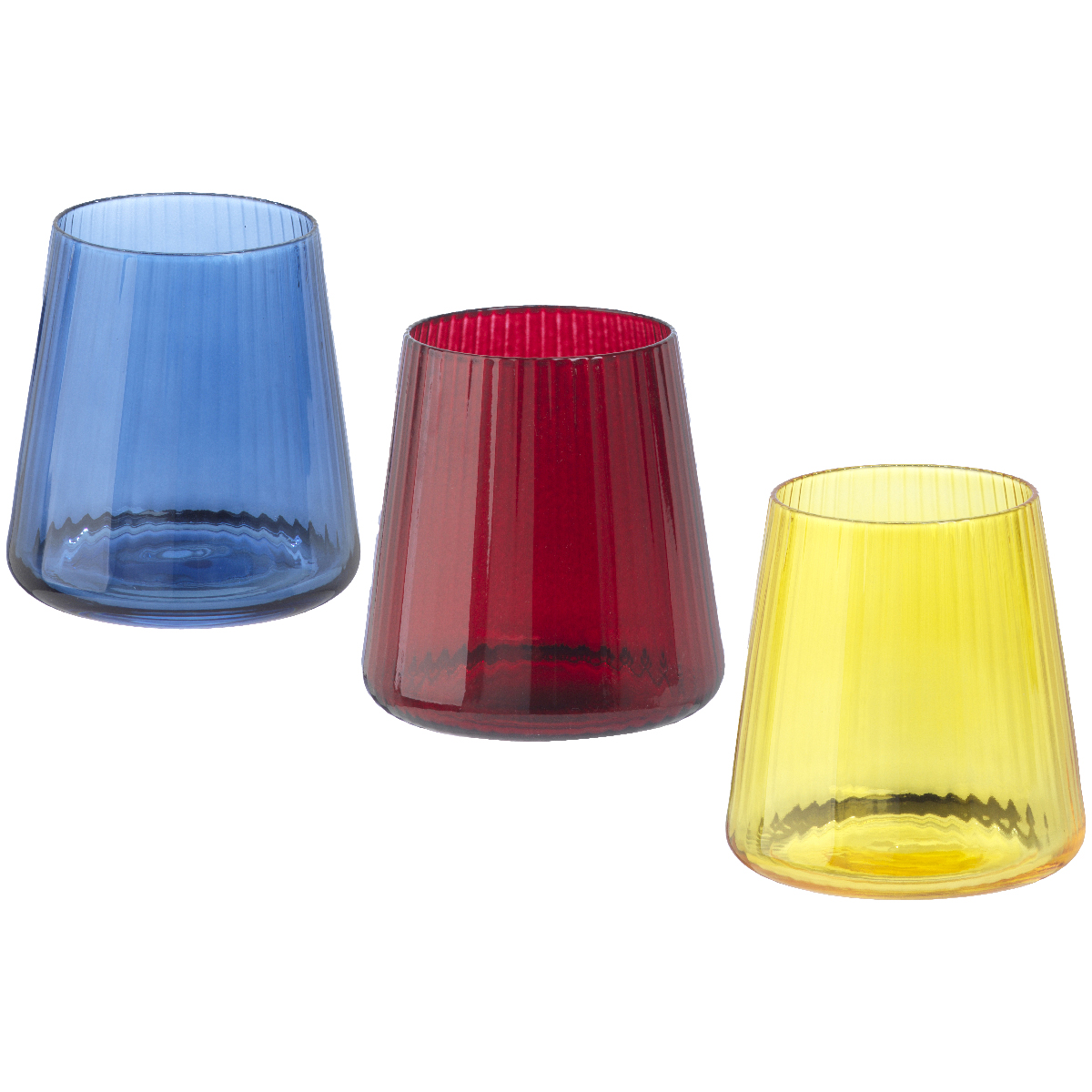 Set 6 tumbler 3 colori assortiti 400 ml - Reale
