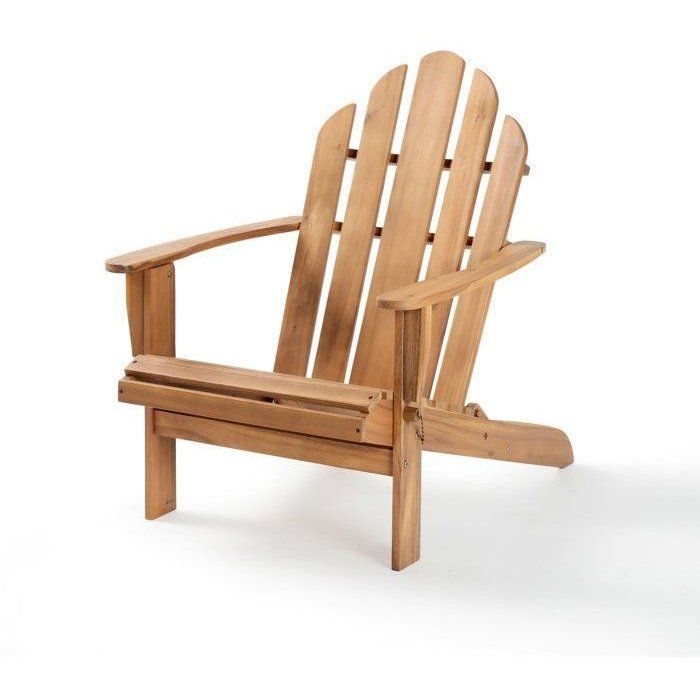 Sedia da giardino reclinabile in acacia FSC - 72,5 x 89,5 x H.94 cm