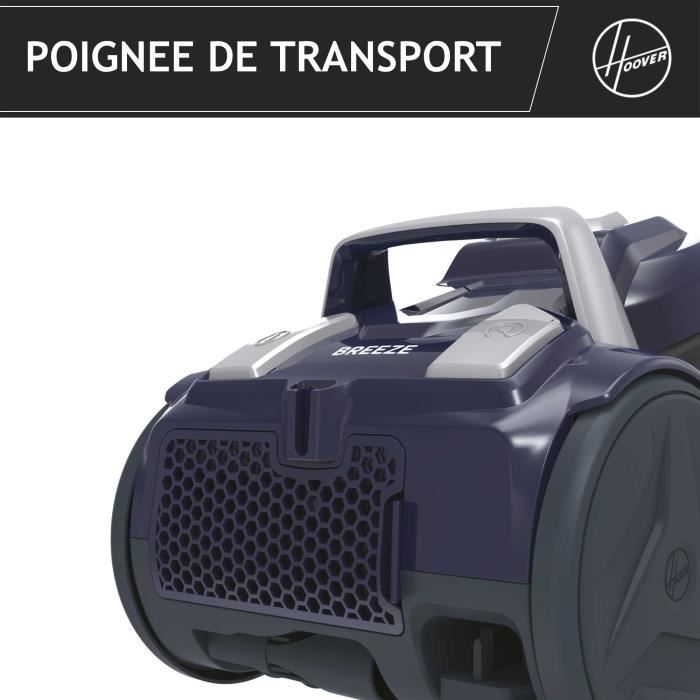 Aspirapolvere senza sacco - HOOVER BR21HM - 700 W - Cassetta: 2 L - 78 dBA