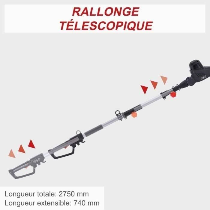 Tagliasiepi elettrico telescopico - Scheppach - ETHT500