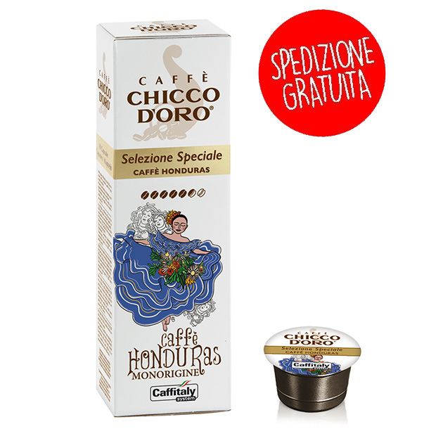 100 Capsule Caffitaly System Chicco d'oro Honduras