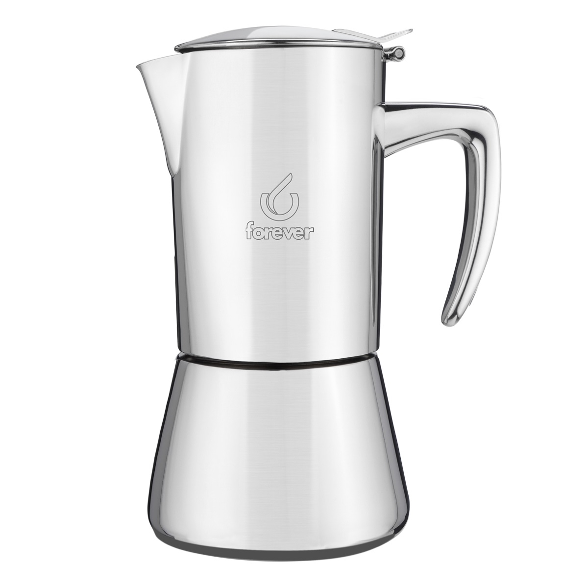 Moka in acciaio inox Miss Diamond 10 tazze