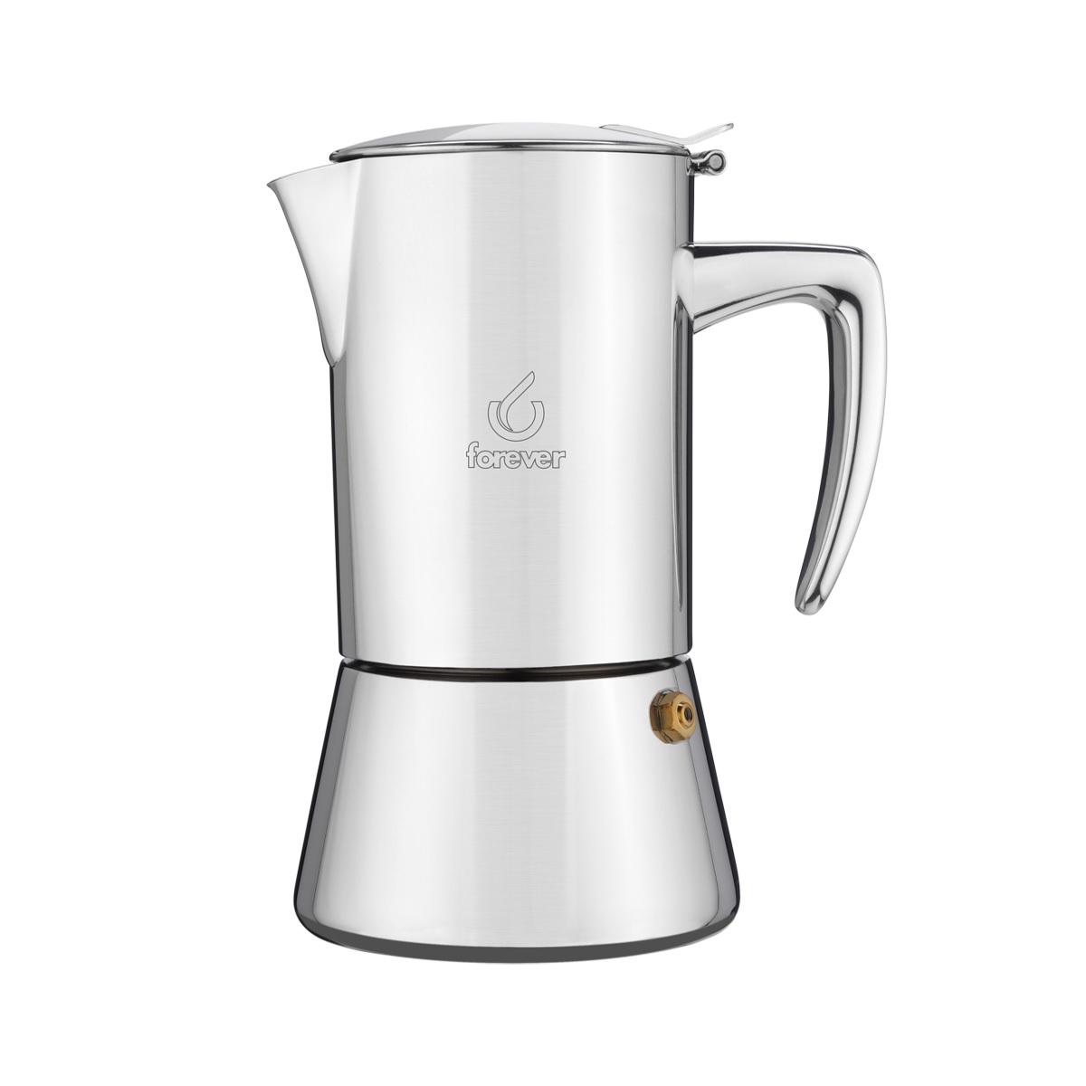 Moka in acciaio inox Miss Diamond 4 tazze