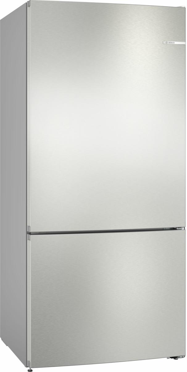Frigorifero a libera installazione combinato Bosch 631 LT E TOTAL NO FROST 86 CM ACCIAIO KGN86VIEA