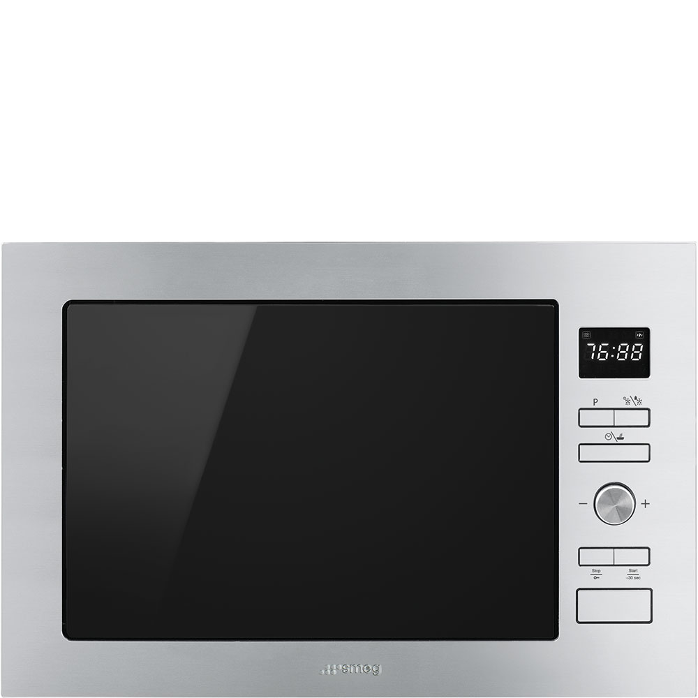 Microonde da incasso Smeg 26LT 1000W GRILL 60CM INOX SATIN. FMI425X